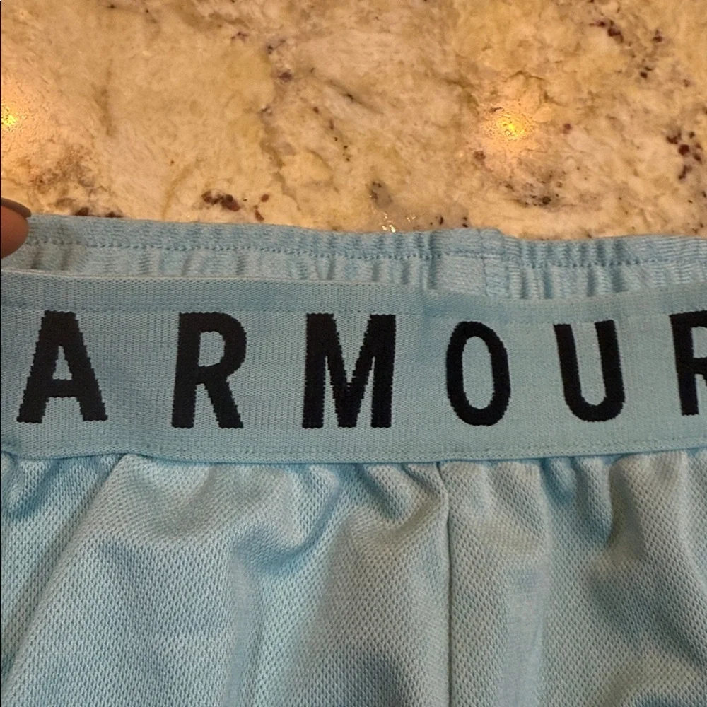Under Armour Women's Play Up 3.0 Shorts blue Size Small - Picture 6 of 9
